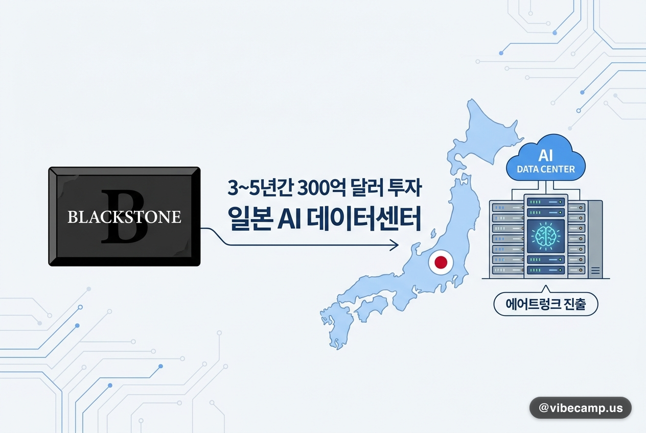 블랙스톤, 일본 AI 데이터센터에 3~5년간 300억 달러 투자