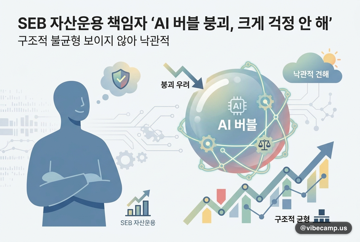 SEB 자산운용 책임자 "AI 버블 붕괴, 크게 걱정 안 해"