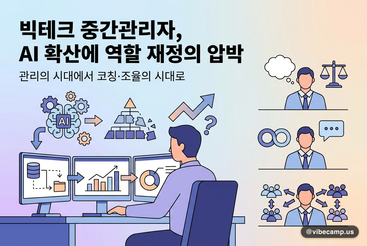 빅테크의 중간관리자, AI 확산에 역할 재정의 압박 직면