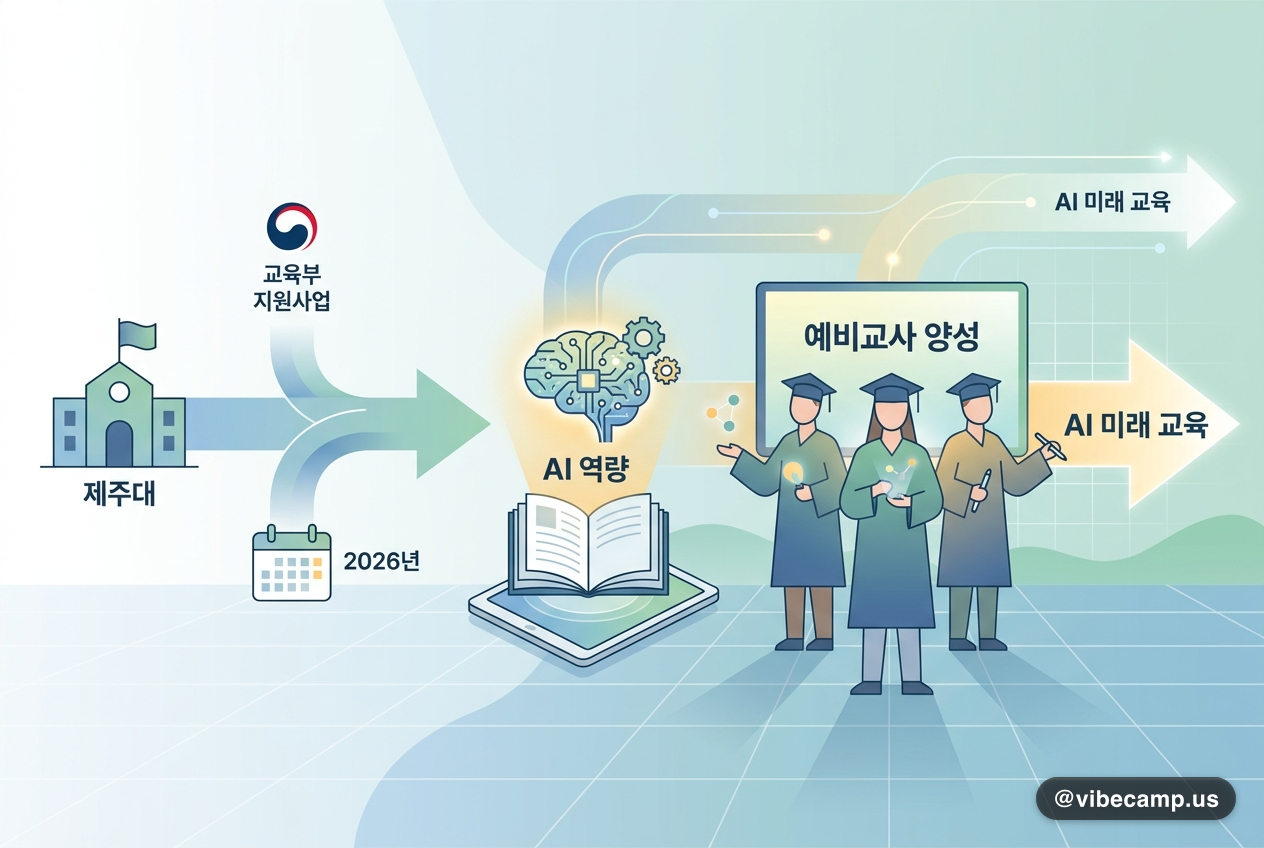 제주대, 교육부 지원사업 선정…AI 교수 역량 갖춘 예비교사 양성