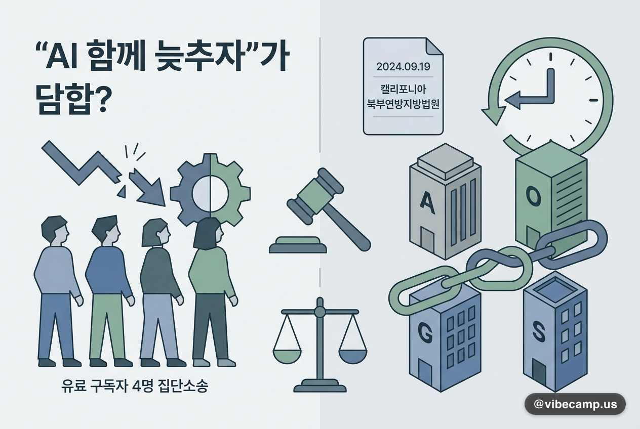 "AI 함께 늦추자"가 담합? 앤스로픽·오픈AI·구글 집단소송 피소