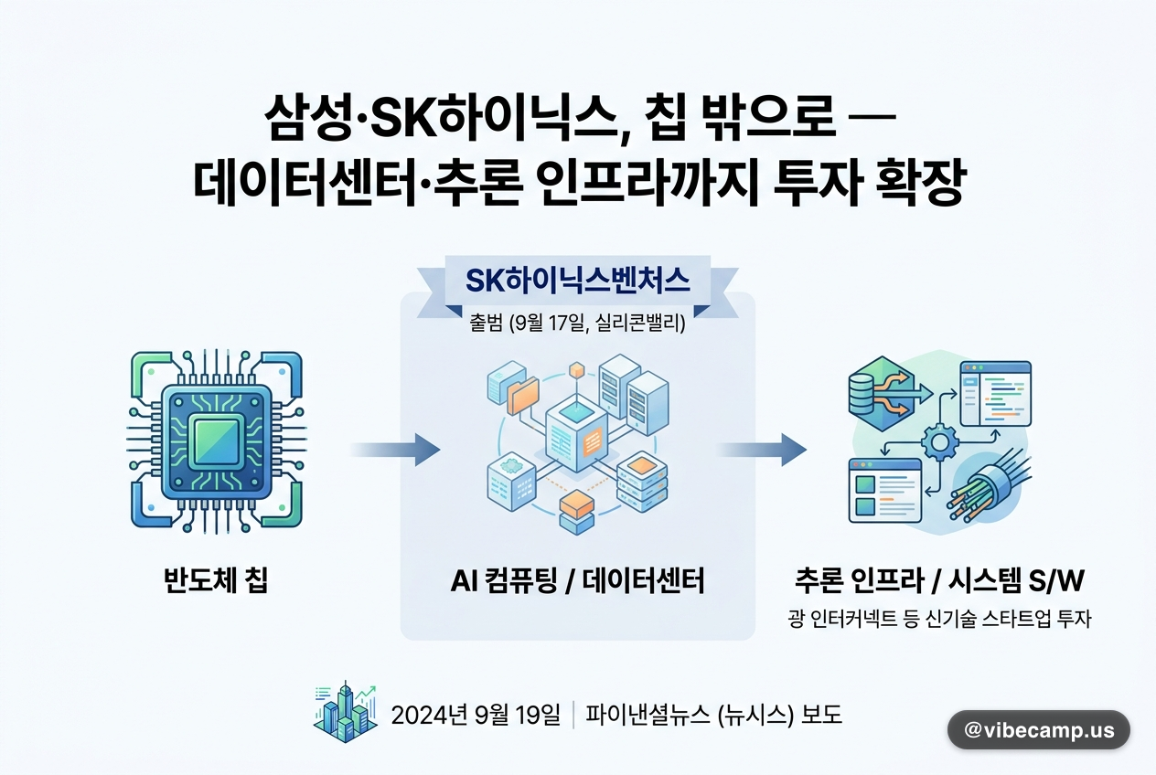 삼성·SK하이닉스, 칩 밖으로 — 데이터센터·추론 인프라까지 투자 확장