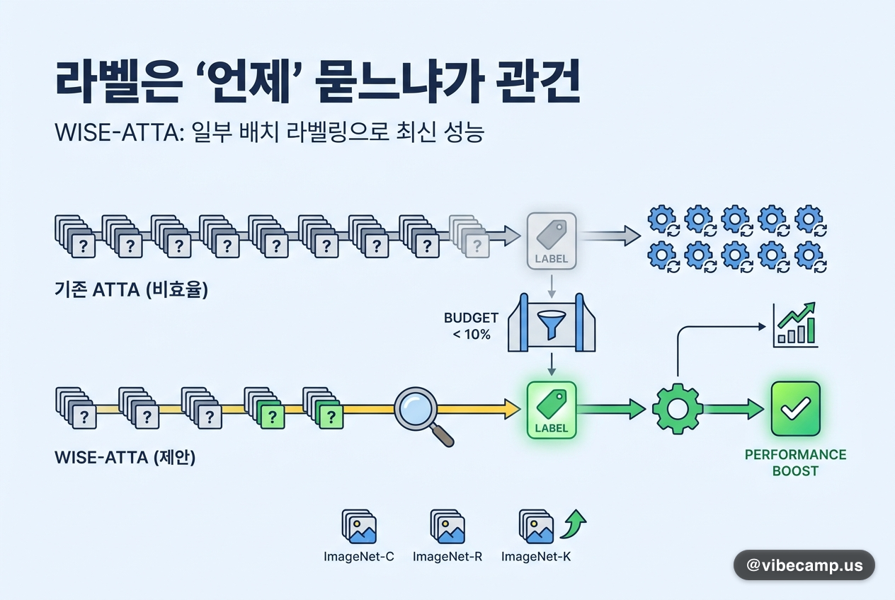 라벨은 '언제' 묻느냐가 관건 — 일부 배치만 라벨링해 최신 성능