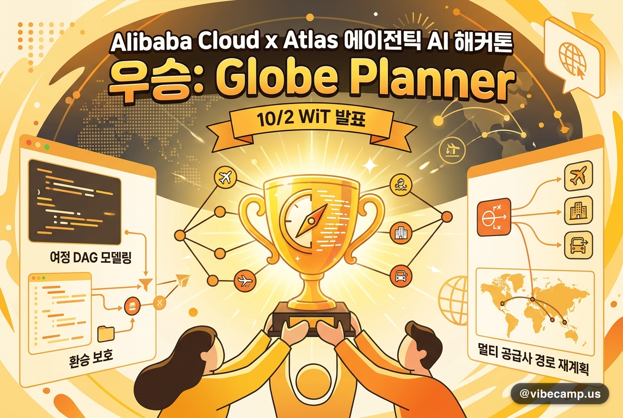 Alibaba Cloud x Atlas 에이전트 해커톤, 여행 코파일럿 우승