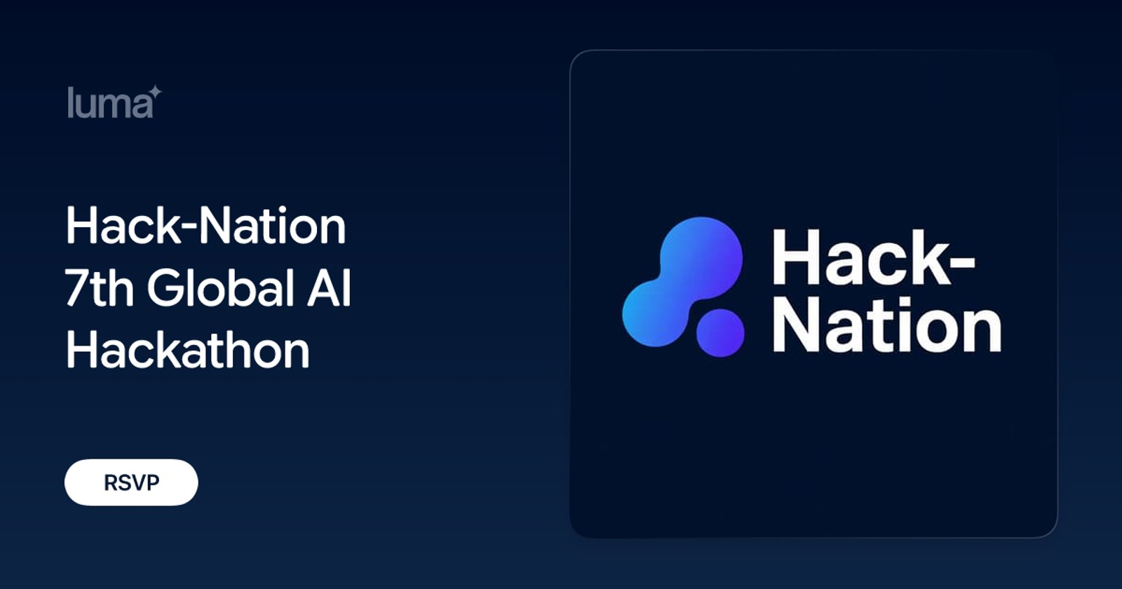 Hack-Nation 7th Global AI Hackathon 행사 안내 카드
