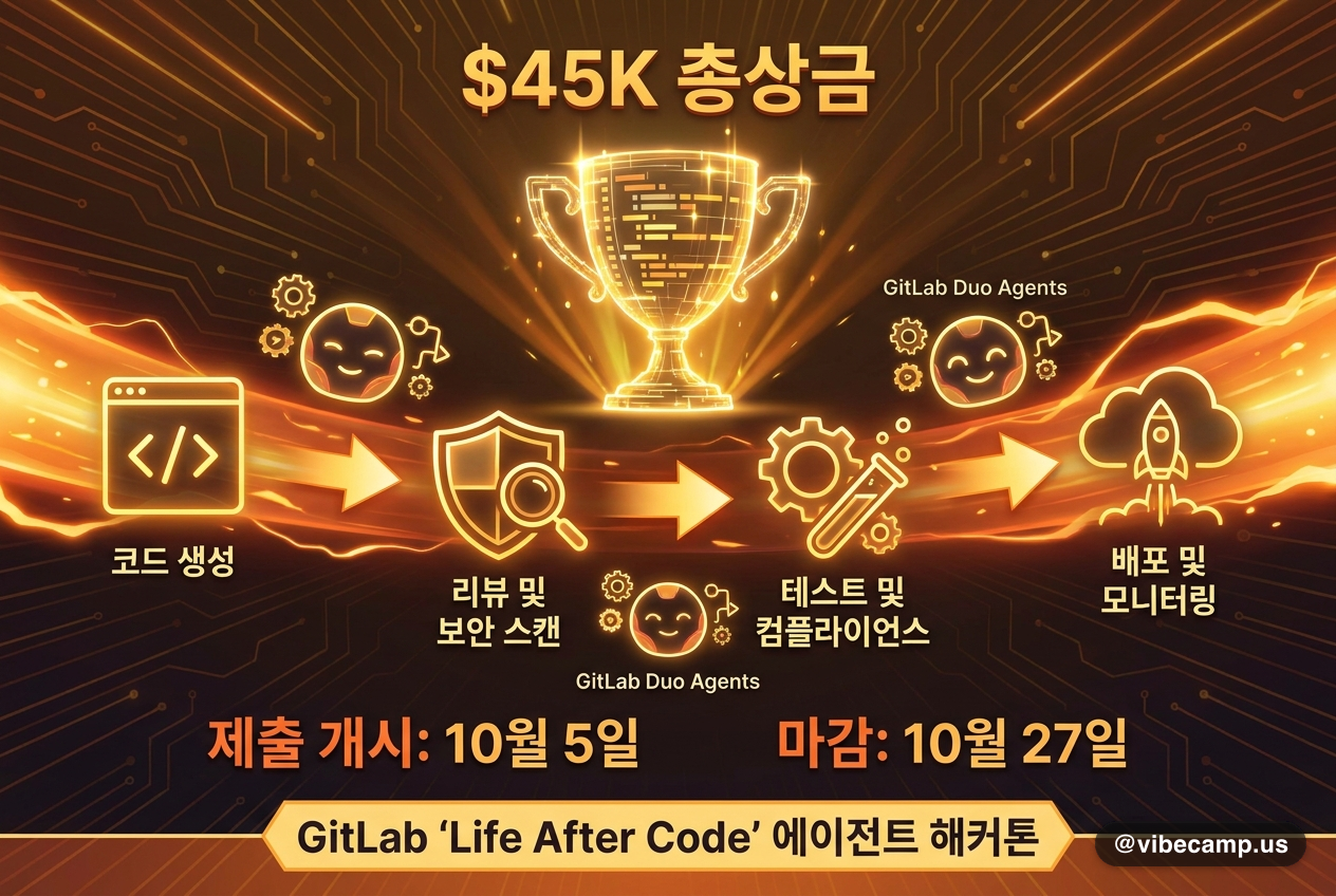 GitLab '코드 이후' 에이전트 해커톤 제출 개시, 총상금 $45K